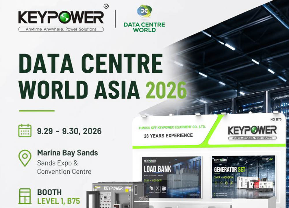 ¡Únase a KEYPOWER en Data Centre World Asia 2026 en Singapur! 